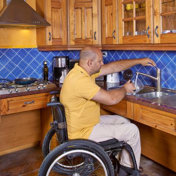 Wheelchair friendly kitchen